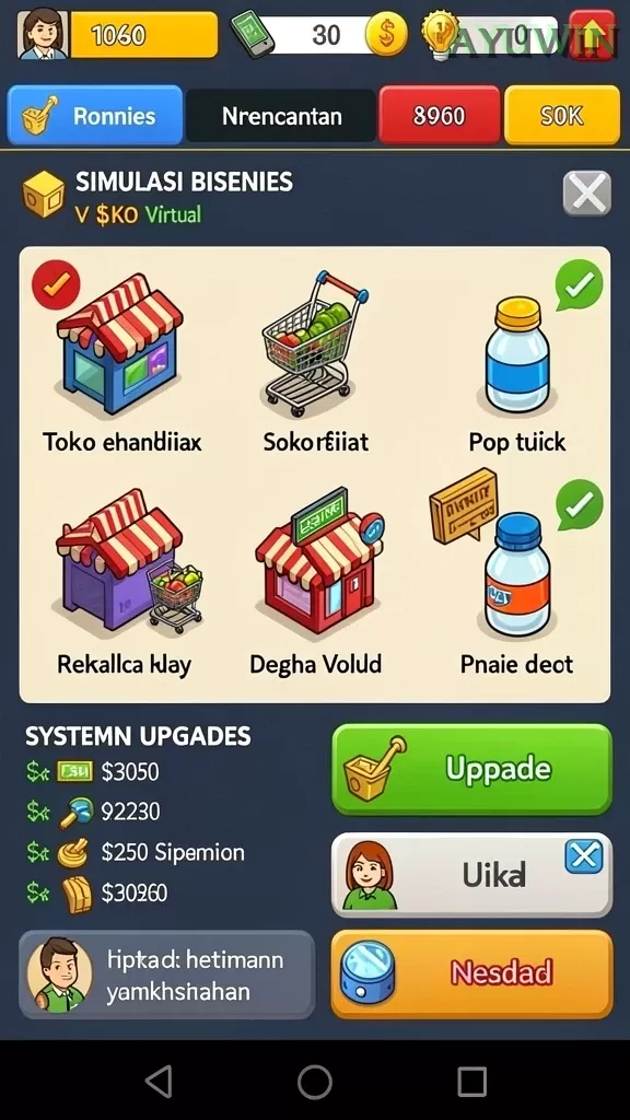 Galeri pratinjau visual ayuwin build APK resmi terbaru